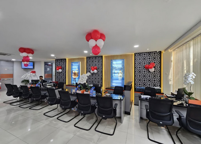 Semarak HUT ke-81 RI, BRI BO Kemayoran Percantik Kantor dengan Dekorasi Merah Putih