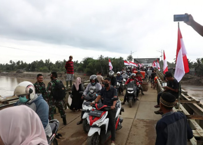 Jembatan Krueng Tingkeum Tuntas, Denyut Nadi Ekonomi Bireuen Berangsur Pulih