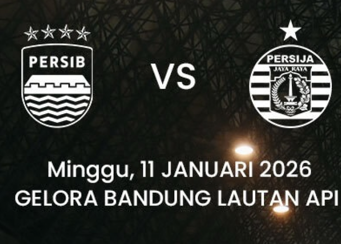 Link Live Streaming Persib Bandung vs Persija Jakarta, Minggu 11 Januari 2026 pukul 15.30 WIB