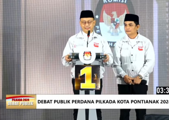 Unjuk Prestasi dan Keberhasilan di Debat KPU, Edi-Bahasan Siap Lanjutkan Kemajuan Pontianak