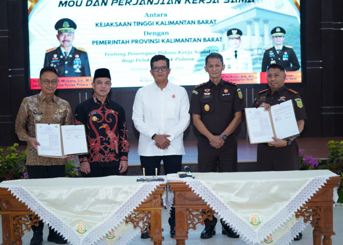Pemkot Pontianak dan Kejati Kalbar Sepakat Terapkan Pidana Kerja Sosial Mulai 2026