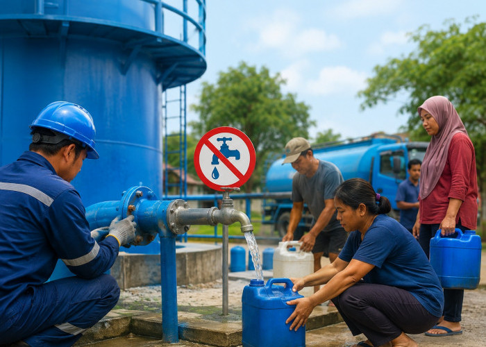 PDAM Pontianak Hentikan Sementara Pengambilan Air Bersih di Booster Wonoyoso