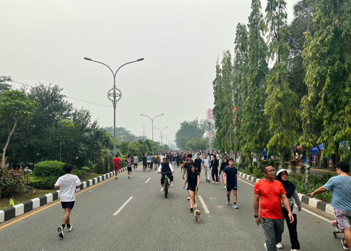 Car Free Day Pontianak Kembali Dibuka, Warga Antusias Ramaikan Minggu Pagi