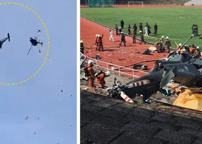Tragedi Tabrakan Helikopter, 10 Awak Tewas dalam Tabrakan Militer Malaysia