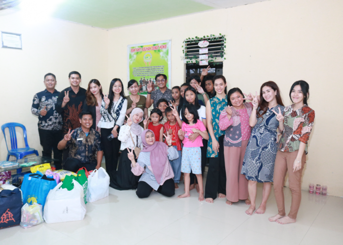 Wujudkan Kepedulian, Borneo Hotel Pontianak Gelar Aksi Sosial & Edukasi Di Panti Asuhan Oemat Honis