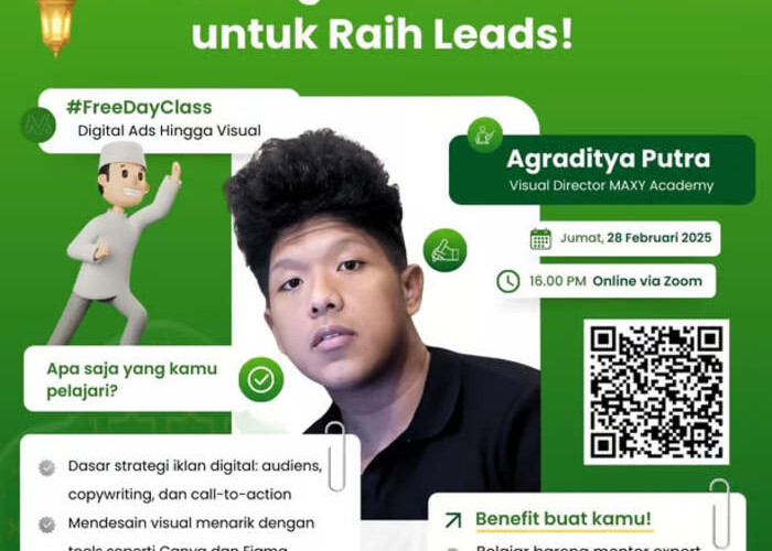 MAXY Academy Ajak Generasi Muda Belajar Digital Ads dan Desain Visual Gratis