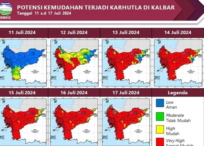 Cuaca Ekstrem di Melawi, BMKG Beri Peringatan Waspada Potensi Karhutla