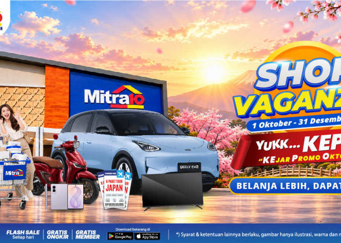 Shopvaganza 2026 Hadir di Mitra10, Ada Mobil Listrik hingga Paket Liburan ke Jepang