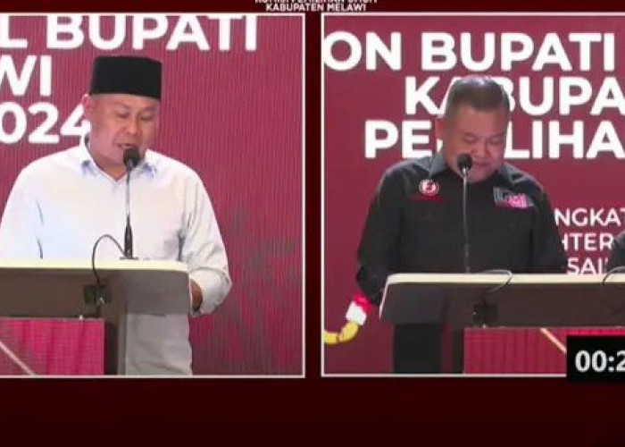 Debat Publik KPU Melawi 2024 Berjalan Lancar, Visi Misi Paslon Tersampaikan