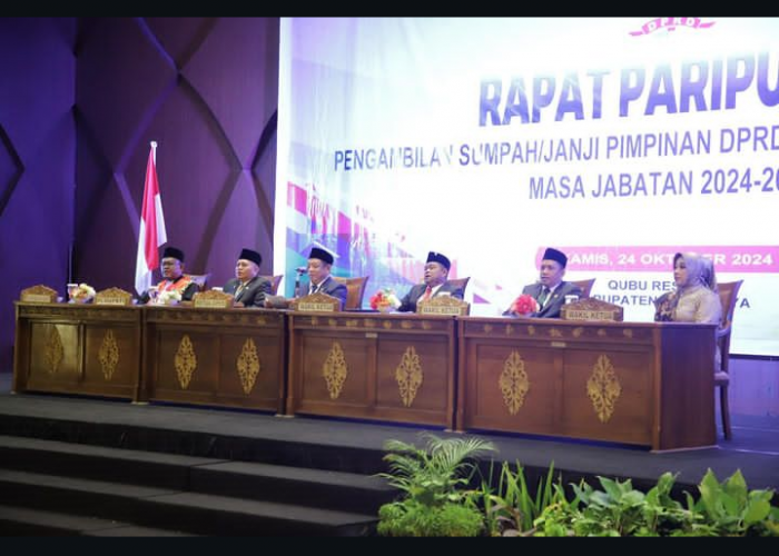 Pimpinan DPRD Kubu Raya Periode 2024-2029 Resmi Dilantik, Siapa Saja Mereka?