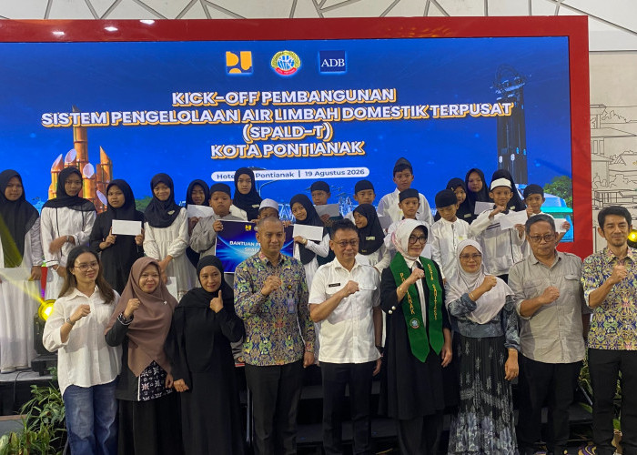 Kick-Off SPALD-T Pontianak, Proyek Sanitasi Rp1,7 Triliun Masuki Tahap Konstruksi