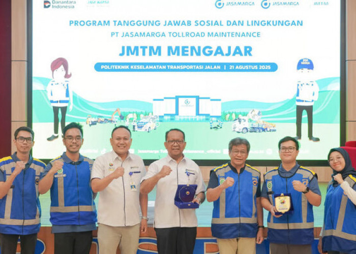 PT Jasamarga Tollroad Maintenance Gelar JMTM Mengajar di Politeknik Keselamatan Transportasi Jalan