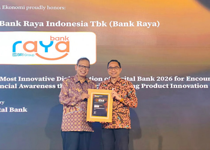 Bank Raya Kembali Raih Penghargaan Indonesia Digital Innovation Awards 2026 atas Inovasi Digital Perbankan