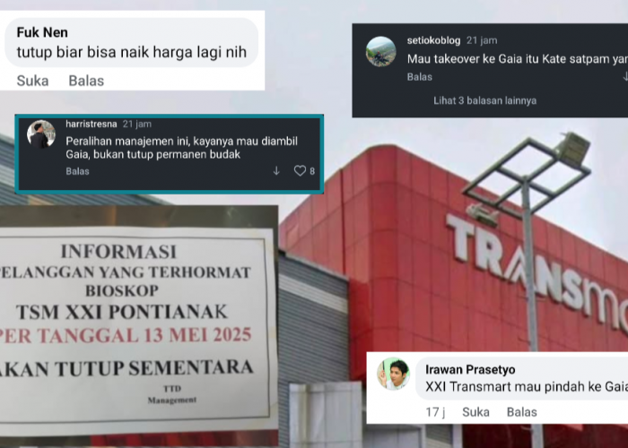 XXI Transmart Kubu Raya Tutup Sementara Mulai 13 Mei, Netizen Ramai Berspekulasi