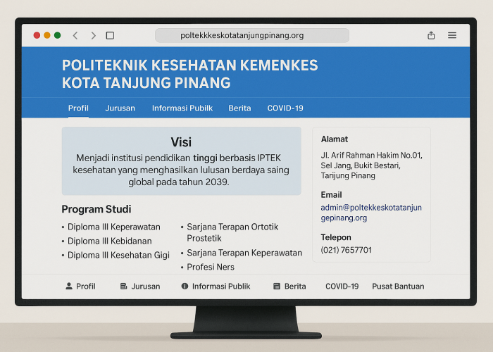 Poltekkes Kota Tanjung Pinang: Wadah Unggul Pendidikan Kesehatan di Kepulauan Riau