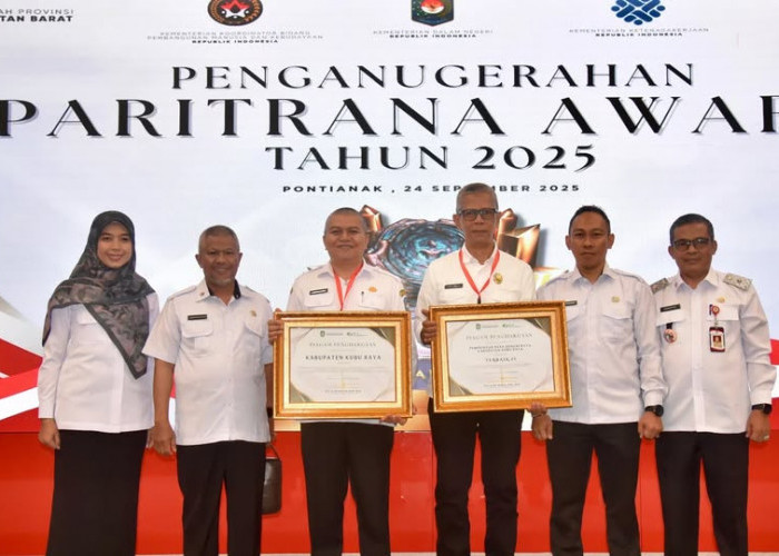 Pemkab Kubu Raya Raih Paritrana Award Tingkat Provinsi Kalbar 2025