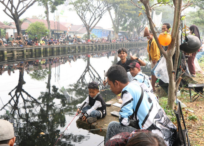 Hari Jadi ke-255 Pontianak, Lomba Mancing di Sungai Jawi Diikuti Ribuan Peserta