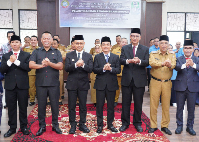 Lantik Direksi PDAM Baru, Wako Edi Tekankan Peningkatan Layanan Air Bersih