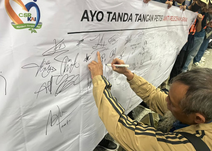 KAI Daop 1 Jakarta Gandeng Komunitas Sadululur Sepoor Gelar Kampanye Anti Pelecehan Seksual
