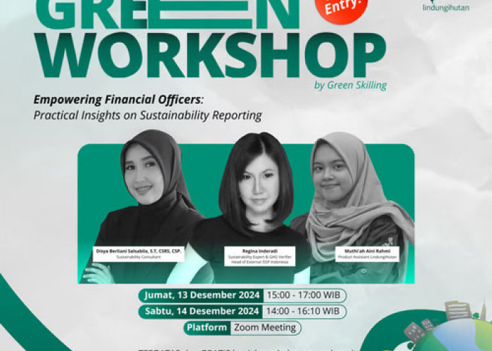 Workshop Gratis dan Terbatas: Praktik Sustainability Report untuk Perusahaan Keuangan