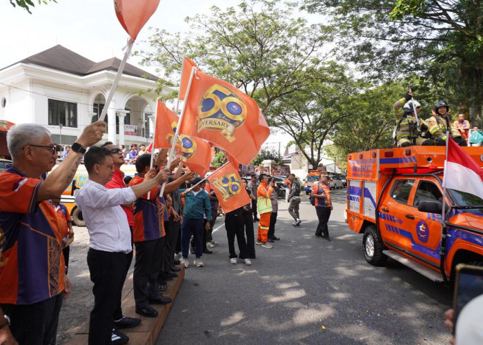 HUT Damkar Panca Bhakti ke-50, Pontianak Perkuat Kolaborasi Cegah Karhutla
