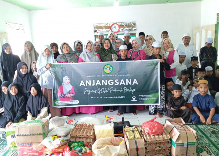 GOW Pontianak Salurkan Bantuan Sosial ke Ponpes As Sajdah Makkiyah