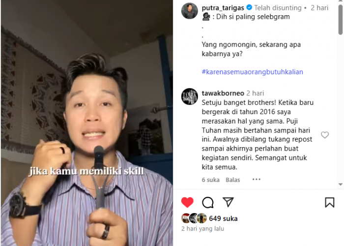 Putra Tarigas Apresiasi Kreator Baru! Gayung Bersambut, Pontianak Disway Buka Open Talent Calon Influencer
