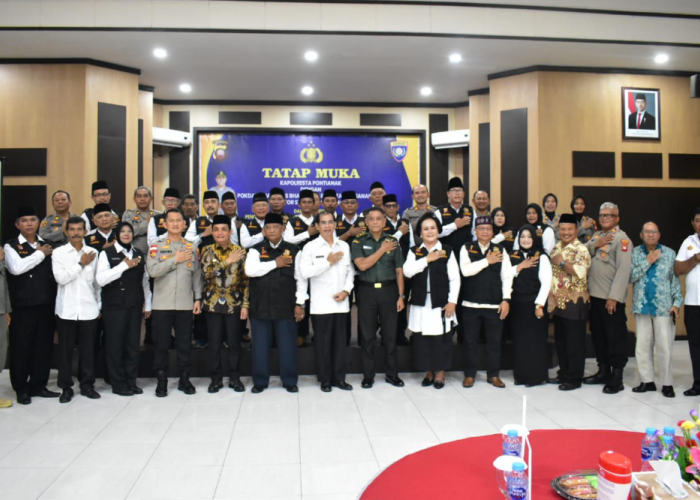 Pelantikan Pokdarkamtibmas Pontianak 2025-2028, Bahasan Tekankan Pentingnya Partisipasi Masyarakat