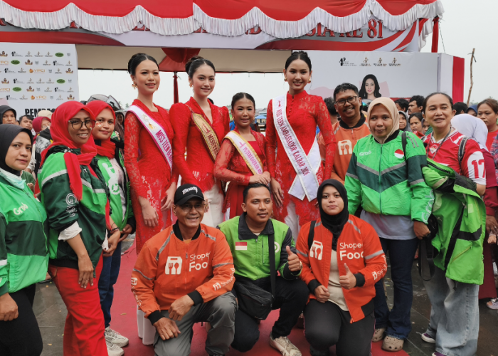 HUT RI ke-81, Puteri Daerah Kalbar Bagikan 1.000 Paket Sembako Gratis di Pontianak
