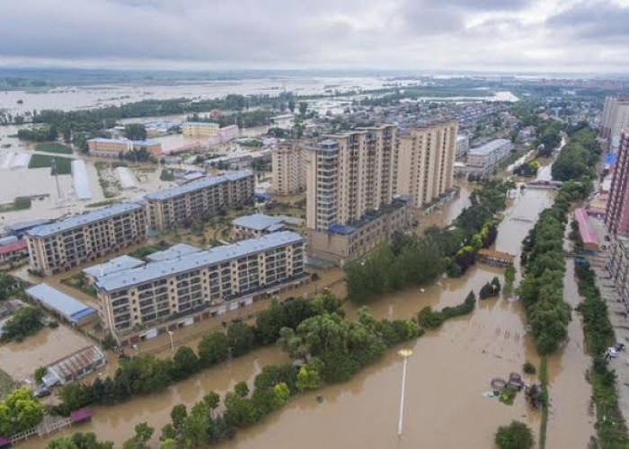 4 Meninggal 10 Masih Hilang, Banjir Akibat Luapan Sungai Landa Guangdong Tiongkok 