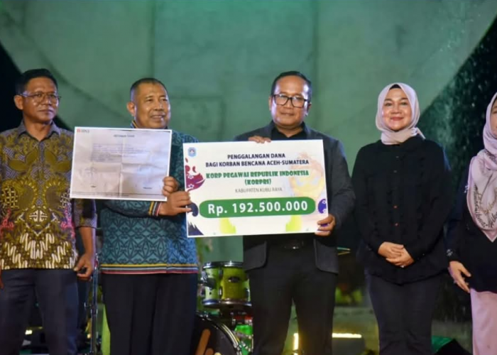 Malam Tahun Baru di Kubu Raya Warnai Aksi Kemanusiaan, Dana Rp500 Juta Disalurkan ke Aceh-Sumatera