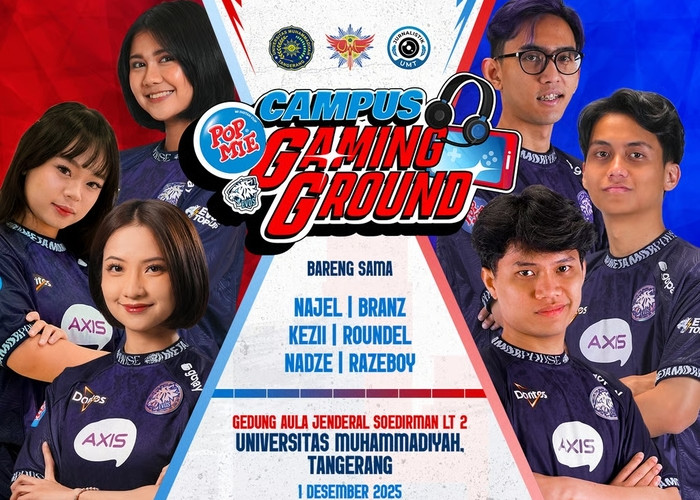 Pop Mie Campus Gaming Ground 2025 Capai Puncaknya di Universitas Muhammadiyah Tangerang