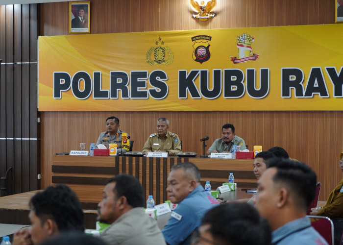 Pj Bupati dan Kapolres Kubu Raya Hadiri Rakor Ketahanan Pangan Bersama Kementan RI dan Polri