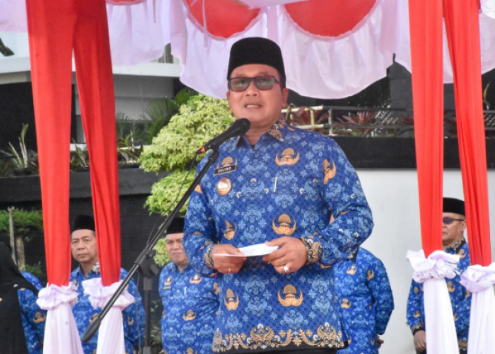 Pimpin Apel Gabungan, Sujiwo Minta Percepat Layanan Publik di Lingkungan Pemkab Kubu Raya