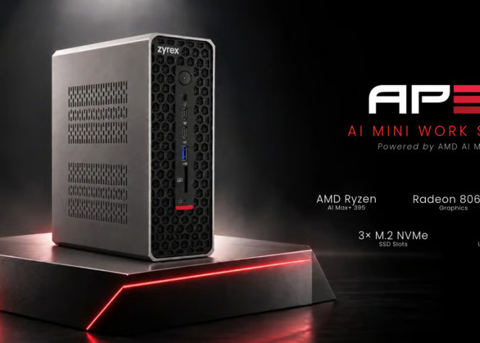 Zyrex Jadi Merek Indonesia Pertama yang Meluncurkan AI Mini Workstation Berbasis AMD Ryzen AI Max+ 395