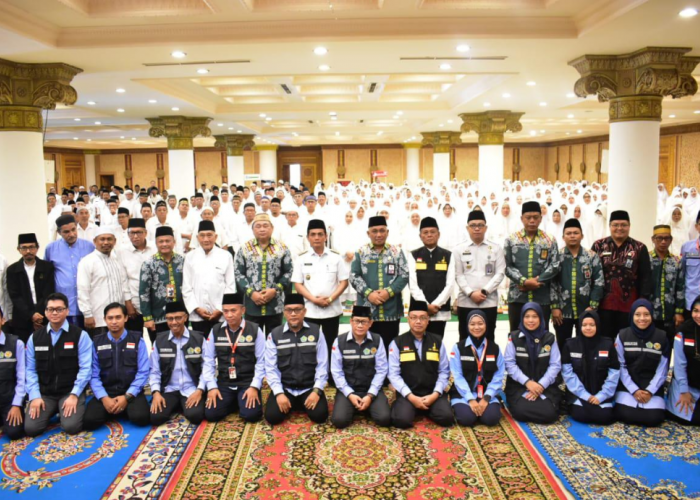 621 Jemaah Calon Haji Pontianak Ikuti Manasik Massal di Masjid Mujahidin
