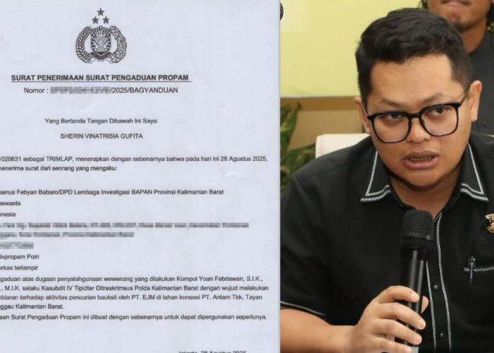 LI BAPAN Laporkan Perwira Polda Kalbar ke Propam Terkait Dugaan Tambang Ilegal Bauksit
