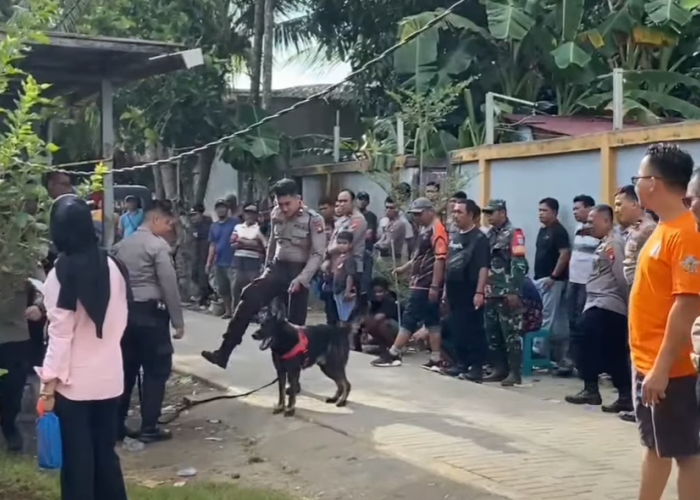 Polres Singkawang Kerahkan Tim K9 Pencarian Hilangnya Bocah di Sekip Lama