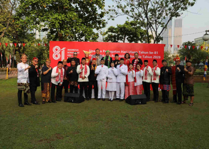 Tim Pengibar Bendera dan Petugas Upacara BRI Region 6 Tampil Penuh Dedikasi