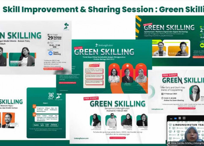 LindungiHutan Sukses Gelar Green Skilling #21: Dorong Penerapan Green Mindset dalam Bisnis