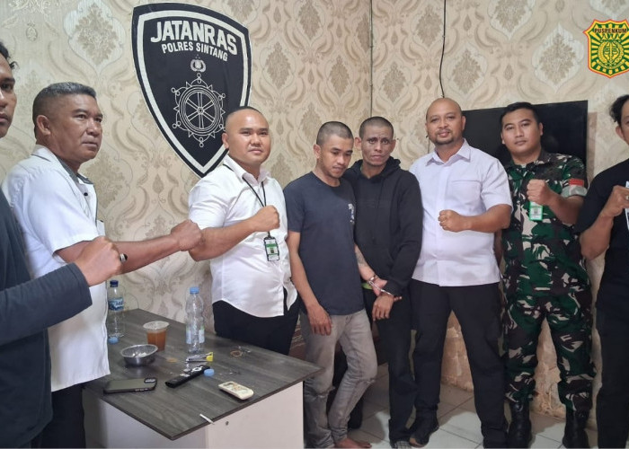 Dua Tahanan Kabur dari Kejari Pontianak Berhasil Ditangkap di Sintang, Satu Pelarian Masih Diburu