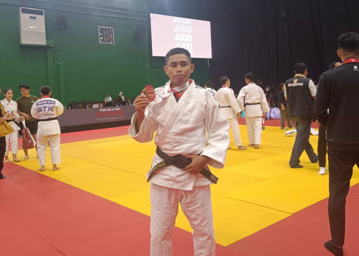 Atlet Judo Pontianak Sumbang Medali Perunggu Perdana untuk Kalbar di PON XXI
