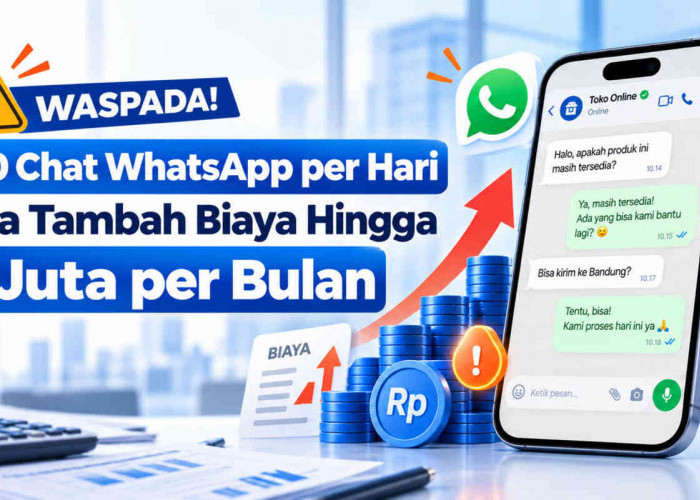 100 Chat WhatsApp per Hari Bisa Tambah Biaya hingga Rp5 Juta per Bulan?