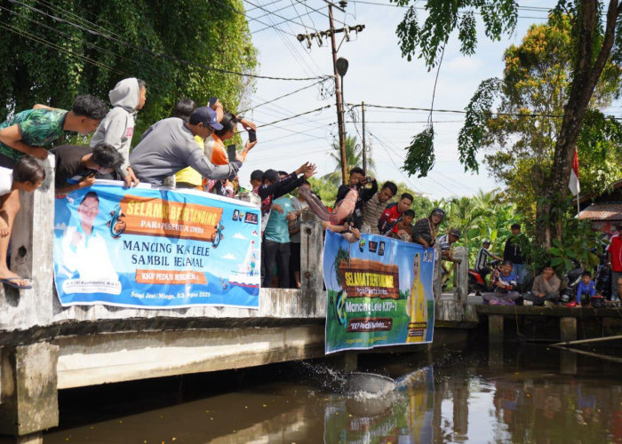 Lomba Mancing Lele di Sungai Jawi, Wali Kota Pontianak Gaungkan Semangat Cinta Parit Bersih