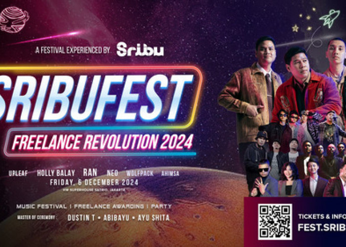 Tiket SRIBUFEST 2024 Resmi Dibuka Hari Ini: Festival Freelance Terbesar di Indonesia Siap Digelar