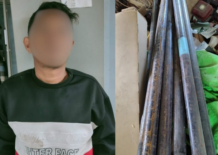 Mandor Tidak Memberikan Gaji, Seorang Pria di Kalimas Kubu Raya Nekat Mencuri Tiang Telekomunikasi
