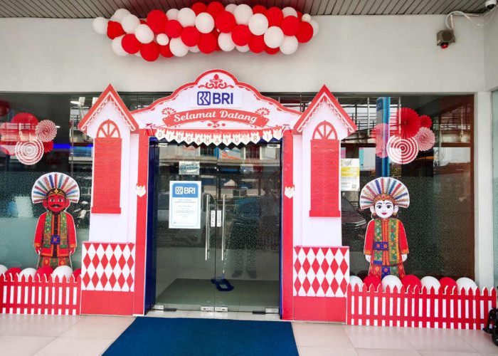 Sambut HUT ke-81 RI, BRI BO Rawamangun Semarakkan Kantor dengan Dekorasi Nuansa Merah Putih