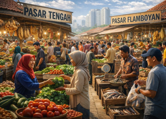 Pasar Tradisional di Pontianak yang Masih Bertahan di Tengah Modernisasi