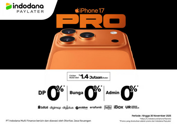 Bawa Pulang iPhone 17 lebih Mudah dan Terjangkau dengan Indodana PayLater