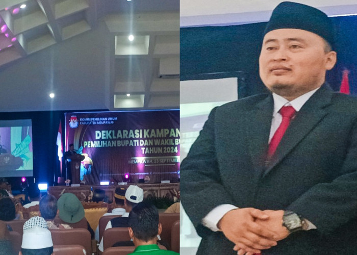 KPU Mempawah Gelar Pleno Pengundian Penetapan Nomor Urut dan Deklarasi Kampanye Damai Paslon Bupati 2024